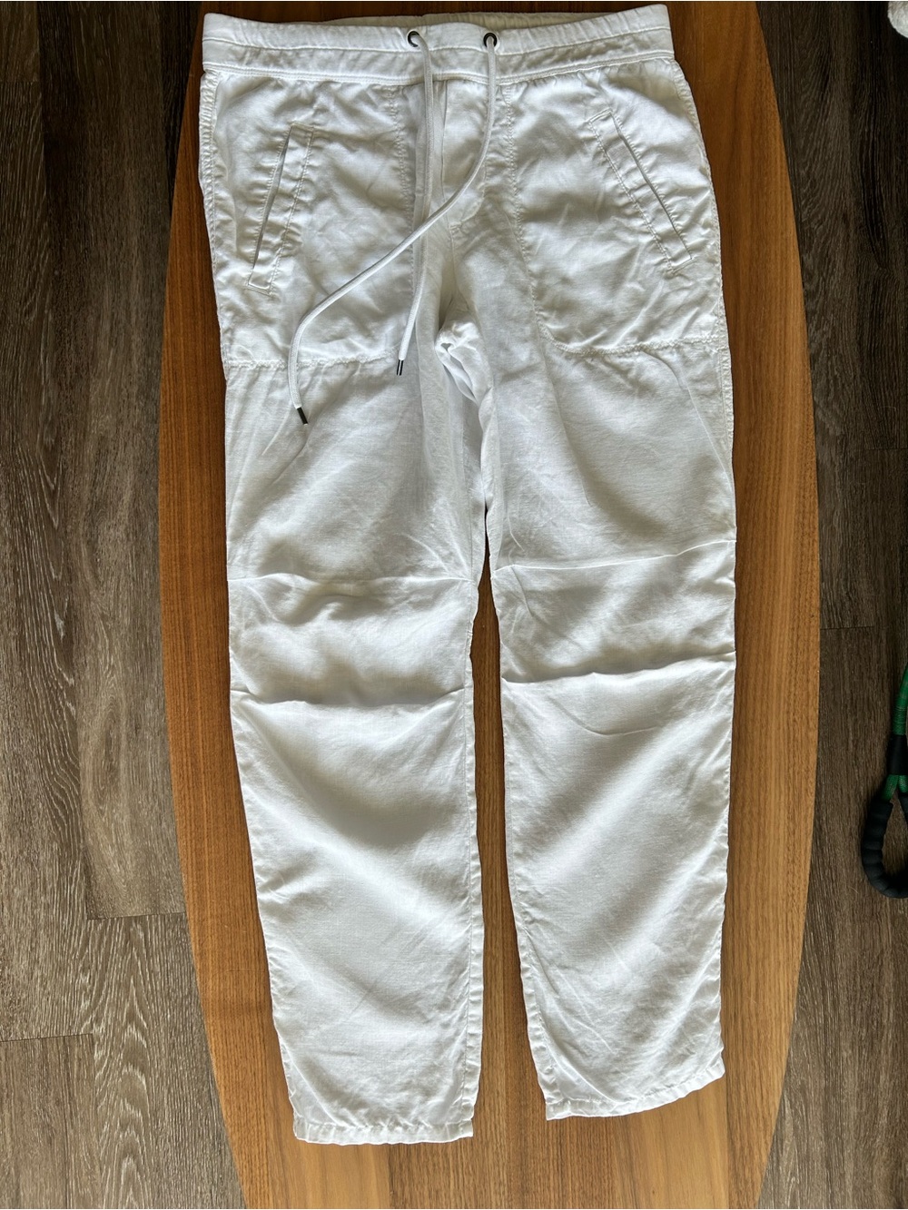James Perse Women’s Linen Utility Pants White Size 2/M